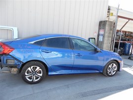 2016 Honda Civic LX Blue Sedan 2.0L AT #A23781